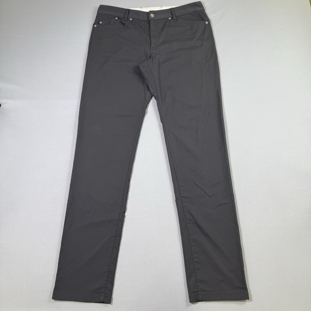 Outlier Pants Mens 35x36 Grey Workcloth Schoeller Doubleweave Canvas Nanosphere